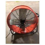 Commercial Electric 24 in. 2-Speed Heavy Duty Tilt Drum Fan Customer Returns See Pictures