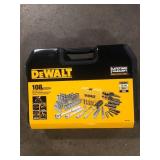 DEWALT 1/4 in. x 3/8 in. Drive Polished Chrome Mechanics Tool Set (108-Piece)  Customer Returns See Pictures