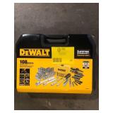 DEWALT 1/4 in. x 3/8 in. Drive Polished Chrome Mechanics Tool Set (108-Piece)  Customer Returns See Pictures