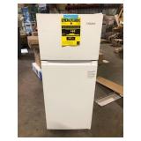 Vissani 4.5 cu. ft. 2-Door Mini Refrigerator in White with Freezer  Customer Returns See Pictures