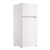 Vissani 4.5 cu. ft. 2-Door Mini Refrigerator in White with Freezer  Customer Returns See Pictures