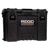 RIDGID Pro Gear System Gen 2.0 Durable XL 22 in. Stackable Tool Box For Storage And Transporting  Customer Returns See Pictures