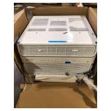 GE 13,500 BTU 115V Window Air Conditioner Cools 700 Sq. Ft. with Inverter, Wi-Fi, Remote and Quiet in White  Customer Returns See Pictures
