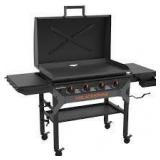 Blackstone 4-Burner Liquid Propane Outdoor Griddle with Hood in Black   Customer Returns See Pictures