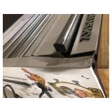 Husky Tool Storage 46 in. W Gloss White Mobile Workbench Cabinet Damaged No Keys Customer Returns See Pictures