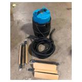 VEVOR Pond Vacuum Cleaner, 1400W Motor in Single Chamber Suction System, 120V Motor with 15 ft Electric Wire, 4 Extended Tubes, 4 Brush Heads, 1 Filter Bag for Multi-use Cleaning Above Ground  Custome