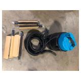 VEVOR Pond Vacuum Cleaner, 1400W Motor in Single Chamber Suction System, 120V Motor with 15 ft Electric Wire, 4 Extended Tubes, 4 Brush Heads, 1 Filter Bag for Multi-use Cleaning Above Ground  Custome