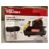 Hyper Tough 3 Gallon Oil-free Portable Air Compressor with Hose & Inflation Accessory Kit, 100 PSI