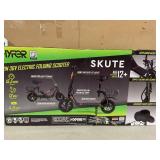 Hyper Brand 36V Commute 12" Seated Electric Scooter with Basket, 250W Motor, 13 Years+, Max Speed 15mph
