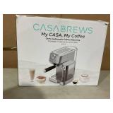 CASABREWS Espresso Machine 20 Bar, Professional Coffee Maker With Steam Milk Frother