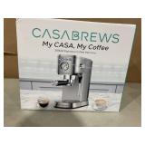CASABREWS Espresso Machine 20 Bar, Professional Espresso Maker with Milk Frother Steam Wand