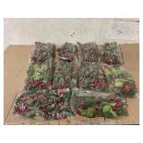 LOT of 10 Winter Snow Covered Greenery