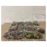 LOT of 10 Winter Snow Covered Greenery