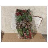 LOT of 10 Winter Snow Covered Greenery