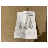 Yescom Set of 3 LED Christmas Spiral Light Kit 6Ft 4Ft 3Ft Festival Decoration Party