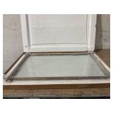 Bathroom Mirror, 24x36 Inch Hand-Made Wall Mirrors Decorative Mirror with Metal Frame