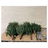 7.5ft Prelit Premium Artificial Hinged Christmas Tree, Warm White & Multi-Color Lights with Remote Control