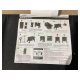 Ozark Trail Multi-Purpose Big Bucket Cart, Black Wagon, Height 24"