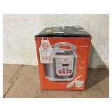 MasterChef 13-in-1 Pressure Cooker- 6 QT Electric Digital Instant MultiPot, 13 Programmable Functions, High and Low Pressure Cooking Options