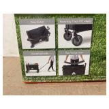 Ozark Trail Multi-Purpose Big Bucket Cart, Black Wagon, Height 24"