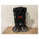 Ozark Trail Multi-Purpose Big Bucket Cart, Black Wagon, Height 24"