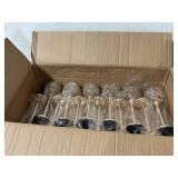 Qunclay 36 Pcs Crystal Candle Holders Bulk, Shiny Candlestick Holder,Romantic Wedding Centerpieces for Tables