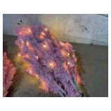 TURNMEON 7.5 Feet Pencil Christmas Tree Decoration 1000 Dense Branch Tips Thick Hinged Artificial Slim Xmas Tree with Metal Stand