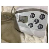 King Size Sunvivi Heated Blanket, Heating Electric Throw Blanket Dual Control