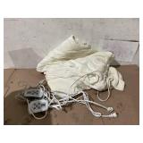 King Size Sunvivi Heated Blanket, Heating Electric Throw Blanket Dual Control