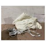 King Size Sunvivi Heated Blanket, Heating Electric Throw Blanket Dual Control