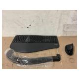 Perixx Periduo-605, Wireless Ergonomic Split Keyboard and Vertical Mouse Combo