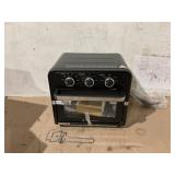 TaoTronics Air Fryer, 1700W 14.8 Quart, 5 in 1 Toaster Oven Countertop, Oil-Less Cooking, Stainless Steel