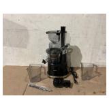 Aeitto Juice Maker, Slow Masticating Juicer Machine, Cold Press Juicer with Big Wide 3.3-in Chute and 900-ml Cup