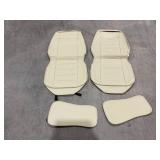 2PCS Sanwom Leather Car Seat Covers Front Seats, Universal Automotive Vehicle Seat Cover