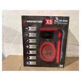 Monster X6 All-in-One PA Bluetooth Speaker System | 600W of Power