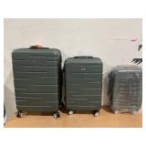 3PCS Sunbee Luggage Sets, ABS Hardshell Hardside Suitcase with TSA Lock Lightweight Durable Spinner Wheels