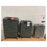 3PCS Sunbee Luggage Sets, ABS Hardshell Hardside Suitcase with TSA Lock Lightweight Durable Spinner Wheels