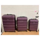 3PCS Tripcomp Hardside Luggage Set(21/25/29) Lightweight Suitcase 4-Wheeled Suitcase Set