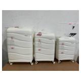 4PCS Melalenia Luggage Sets Expandable Suitcase Set, PP Hardshell Suitcase