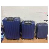 3PCS Zimtown Nested Spinner Suitcase Luggage Set With TSA Lock