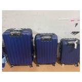 3PCS Zimtown Nested Spinner Suitcase Luggage Set With TSA Lock