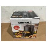 Emerald Air Fryer 1800 Watts with Digital LED Touch Display & Slide Out Pan, Detachable Basket 5.2L Capacity