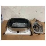 Heynemo Roaster Oven, 20Qt Turkey Roaster Oven Buffet with Self-Basting Lid