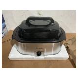Heynemo Roaster Oven, 20Qt Turkey Roaster Oven Buffet with Self-Basting Lid
