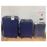 3PCS Zimtown Nested Spinner Suitcase Luggage Set With TSA Lock