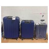 3PCS Zimtown Nested Spinner Suitcase Luggage Set With TSA Lock