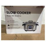 Slow Cooker, 10 in 1 Programmable Cooker, 6Qt Stainless Steel