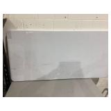 60 In Heavy-Duty Granite White Plastic Folding Leg Table