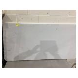 60 In Heavy-Duty Granite White Plastic Folding Leg Table