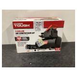 Hyper Tough 3 Gallon Oil-free Portable Air Compressor with Hose & Inflation Accessory Kit, 100 PSI